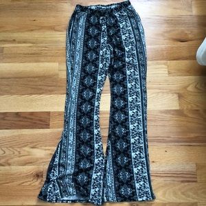 Flare stretch pants